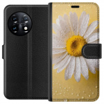 Wallet case for OnePlus 11 with Porslinsblomma design