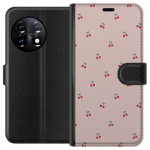 Wallet case for OnePlus 11 with Cherry design