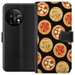 Wallet case for OnePlus 11 with Pizza design