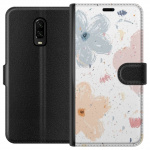 Wallet case for OnePlus 6T with Flowers design