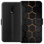 Wallet case for OnePlus 6T with Luxurious Pattern design