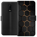 Wallet case for OnePlus 7 with Luxurious Pattern design