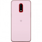 Mobile case for OnePlus 7 with Heart design