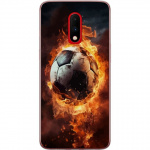 Mobile case for OnePlus 7 with Football design