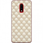 Mobile case for OnePlus 7 with Gold shine design