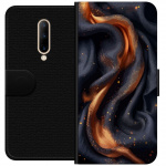 Wallet case for OnePlus 7 Pro with Fiery silk design