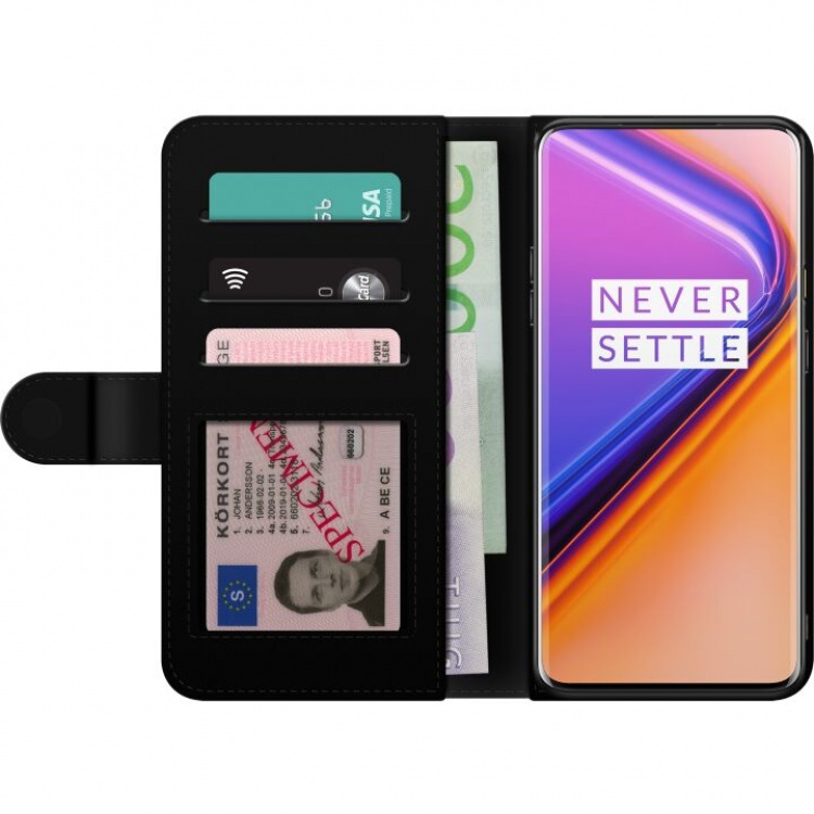 Wallet case for OnePlus 7 Pro with Fried egg design