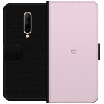 Wallet case for OnePlus 7 Pro with Heart design