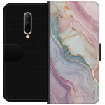 Wallet case for OnePlus 7 Pro with Marble design