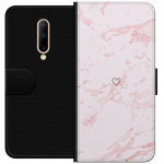 Wallet case for OnePlus 7 Pro with Pink Heart design Wallet case for OnePlus 7 Pro with Pink Heart design