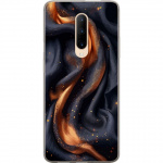 Mobile case for OnePlus 7 Pro with Fiery silk design