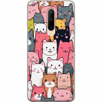 Mobile case for OnePlus 7 Pro with Cat pattern design