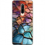 Mobile case for OnePlus 7 Pro with Metallic pattern design
