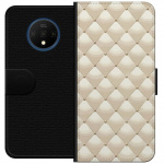 Wallet case for OnePlus 7T with Gold shine design