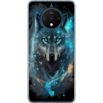 Mobile case for OnePlus 7T with Wolf design
