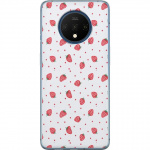 Mobile case for OnePlus 7T with Strawberries design