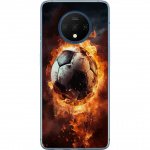 Mobile case for OnePlus 7T with Football design