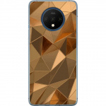 Mobile case for OnePlus 7T with 3D Gold design Mobile case for OnePlus 7T with 3D Gold design