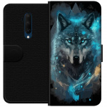 Wallet case for OnePlus 7T Pro with Wolf design
