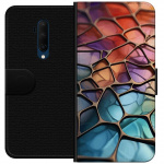 Wallet case for OnePlus 7T Pro with Metallic pattern design