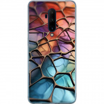 Mobile case for OnePlus 7T Pro with Metallic pattern design