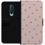 Wallet case for OnePlus 8 with Cherry design