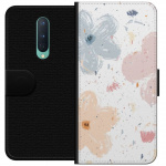 Wallet case for OnePlus 8 with Flowers design