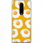 Mobile case for OnePlus 8 with Fried egg design