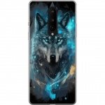 Mobile case for OnePlus 8 with Wolf design