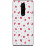 Mobile case for OnePlus 8 with Strawberries design