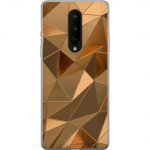 Mobile case for OnePlus 8 with 3D Gold design Mobile case for OnePlus 8 with 3D Gold design