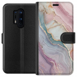 Wallet case for OnePlus 8 Pro with Marble design
