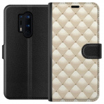 Wallet case for OnePlus 8 Pro with Gold shine design
