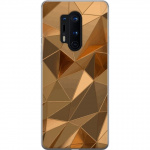 Mobile case for OnePlus 8 Pro with 3D Gold design