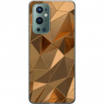 Mobile case for OnePlus 9 Pro with 3D Gold design