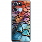 Mobile case for OnePlus Ace Racing with Metallic pattern design