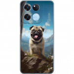 Mobile case for OnePlus Ace Racing with Happy Dog design