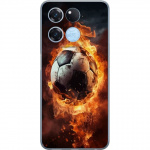 Mobile case for OnePlus Ace Racing with Football design