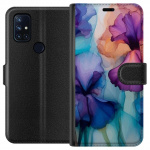 Wallet case for OnePlus Nord N10 5G with Magical flowers design