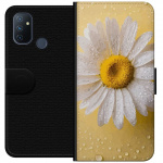 Wallet case for OnePlus Nord N100 with Porslinsblomma design