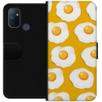 Wallet case for OnePlus Nord N100 with Fried egg design