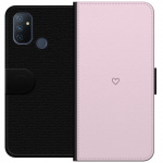 Wallet case for OnePlus Nord N100 with Heart design