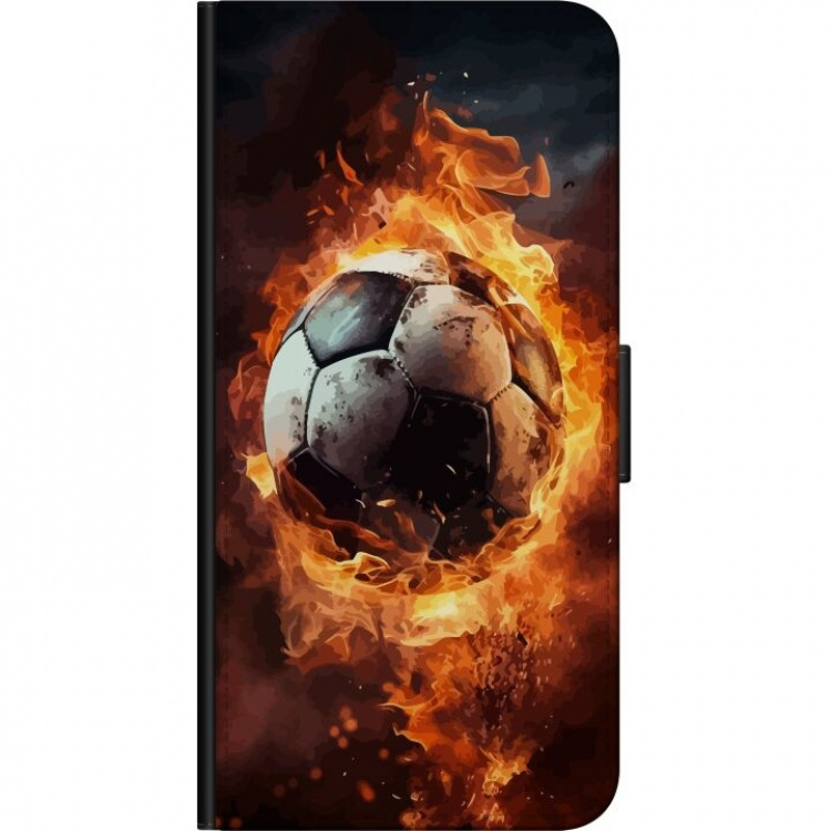 Wallet case for OnePlus Nord N100 with Football design