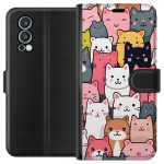 Wallet case for OnePlus Nord 2 5G with Cat pattern design