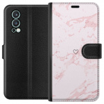 Wallet case for OnePlus Nord 2 5G with Pink Heart design