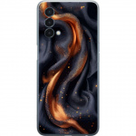 Mobile case for OnePlus Nord N200 5G with Fiery silk design