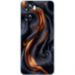 Mobile case for OnePlus Nord N20 SE with Fiery silk design