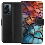 Wallet case for OnePlus Nord N300 with Metallic pattern design
