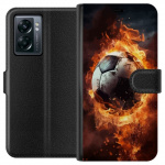 Wallet case for OnePlus Nord N300 with Football design
