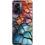 Mobile case for OnePlus Nord N300 with Metallic pattern design